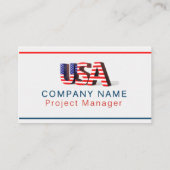 米国公式名刺 名刺 (裏面)