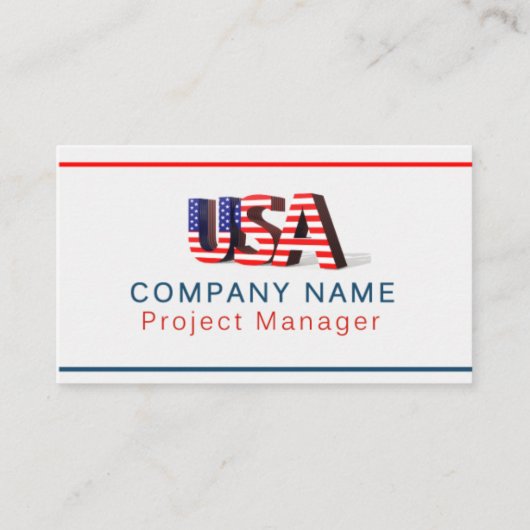 米国公式名刺 名刺 (裏面)