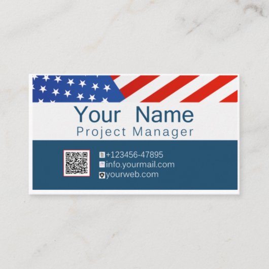 米国公式名刺 名刺 (正面)