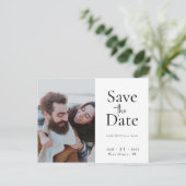 米国写真2枚のQRコモダンード日付を保存 ポストカード (スタンド正面)