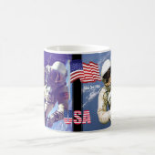 米国初の宇宙飛行士宇宙ウォーク コーヒーマグカップ (中央)