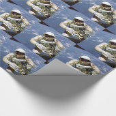 米国初の宇宙飛行 – 1965年6月3日 ラッピングペーパー (角)