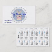 米国労働省の名刺 名刺 (正面/裏面)