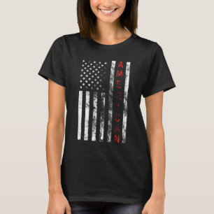 米国動揺して国旗Tシャツ Tシャツ