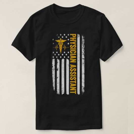 米国医師会次期米国国旗 Tシャツ (デザイン正面)