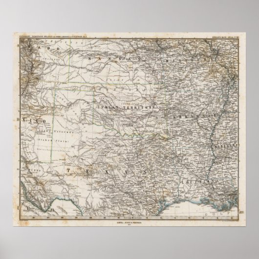 米国南インディアン地域 ポスター (正面)