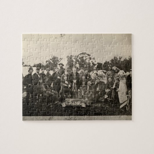 米国南北戦争大隊ワシントン砲兵 ジグソーパズル (横)