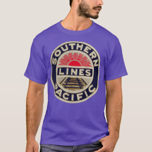 米国南太平洋鉄道路線 Tシャツ