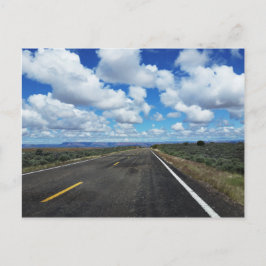 米国南西部のアリゾナ砂漠の道路 ポストカード