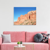 米国南西部の岩石風景画 キャンバスプリント (インサイチュ (リビング))