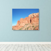 米国南西部の岩石風景画 キャンバスプリント (インサイチュ (ウッドフロア))