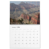 米国南西部:アリゾナとユタ2026カレンダー カレンダー (1月 2026)