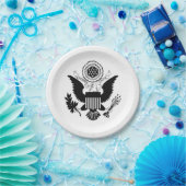 米国印章 ペーパープレート (パーティー)