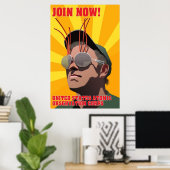 米国原子力観測隊 ポスター (ホームオフィス)