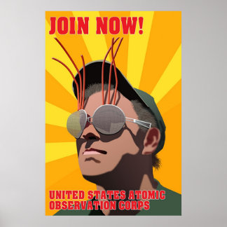 米国原子力観測隊 ポスター