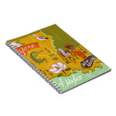 米国図解入りの、写真付きのルイジアナの地図。旅行と属性 ノートブック (右側)