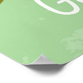 米国図解入りの、写真付きのルイジアナの地図。旅行と属性 ポスター (角)