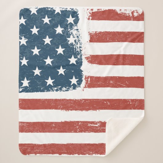 米国国グランジ旗の背景ラスター版。H シェルパブランケット (正面)
