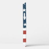 米国国グランジ旗の背景ラスター版。H Case-Mate iPhoneケース (裏面 / 右)