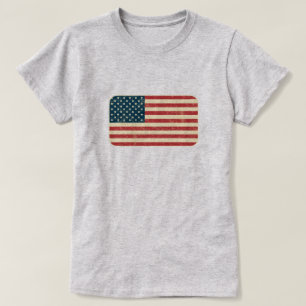 米国国旗が消えた Tシャツ