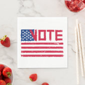 米国国旗で投票 スタンダードランチョンナプキン (インサイチュ)