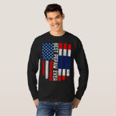 米国国旗とタイ国旗のペパ最高のウ・エバーファミー Tシャツ (正面フル)