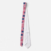 米国国旗とネクタイ ネクタイ (裏面)