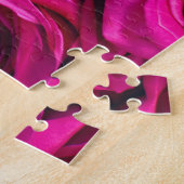 米国国旗とバラパズル ジグソーパズル (側面)