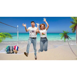 米国国旗とワシ Tシャツ