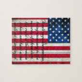 米国国旗と第2補正 ジグソーパズル (横)