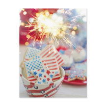 米国国旗のはがき