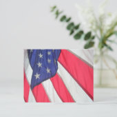 米国国旗のはがき ポストカード (スタンド正面)
