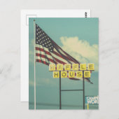 米国国旗のはがき ポストカード (正面/裏面)