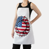 米国国旗のひまわり–32222 エプロン (インサイチュ)