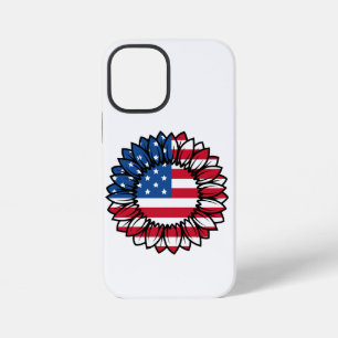 米国国旗のひまわり–32222 iPhone 12 MINIケース