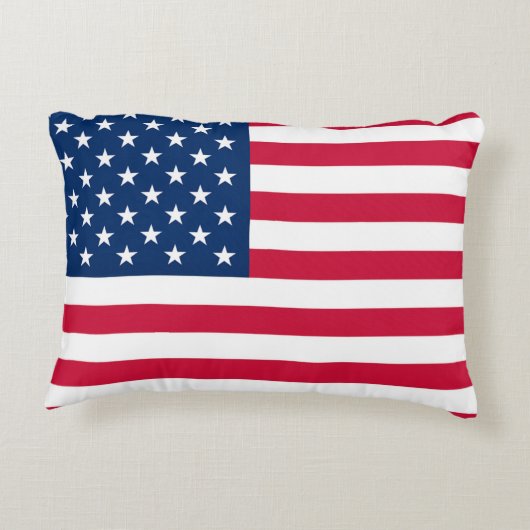米国国旗のアクセントピロー米国アメリカ アクセントクッション (裏面)