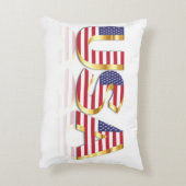米国国旗のアクセントピロー米国アメリカ アクセントクッション (裏面(縦))