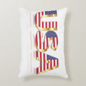米国国旗のアクセントピロー米国アメリカ アクセントクッション (正面(垂直))