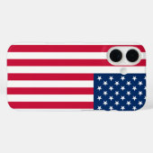米国国旗のアメリカのiPhoneケース Case-Mate iPhoneケース (裏面 (横))