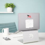 米国国旗のアメリカ愛国主義用語ことわざ シール (デスク上のノートパソコン)