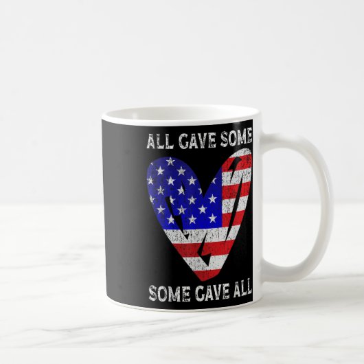 米国国旗のアメリカ愛国的ハート軍 コーヒーマグカップ (右)