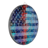 米国国旗のアーグランジト#6 ダーツボード (正面左)