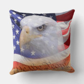 米国国旗のイーグル宣言の独立性 クッション (裏面)