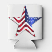 米国国旗のカスタムクーラーボックス 缶クーラー (裏面)