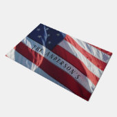 米国国旗のカスタム ドアマット (アングル)