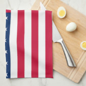 米国国旗のキッチンタオル キッチンタオル (四つ折り)