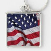 米国国旗のキーチェーン キーホルダー (正面)