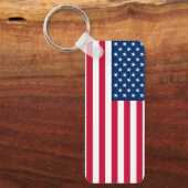 米国国旗のキーチェーン キーホルダー (正面)