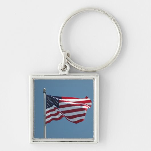 米国国旗のキーチェーン キーホルダー (正面)