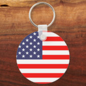 米国国旗のキーホルダー キーホルダー (正面)